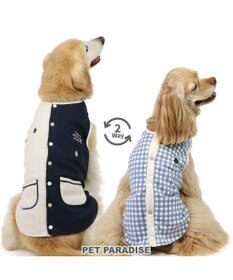 PET PARADISE ペットパラダイス やさしいベスト リバーシブル《マリン柄》 中型犬 大型犬