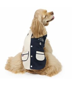 PET PARADISE ペットパラダイス やさしいベスト リバーシブル《マリン柄》 中型犬 大型犬