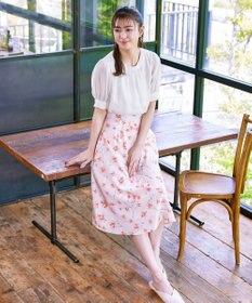 Tiaclasse 花柄プリントスカート