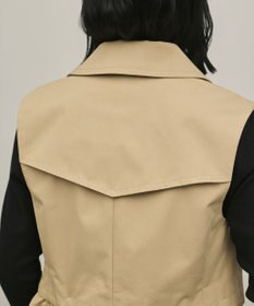 GRACE CONTINENTAL ペプラムトレンチベスト