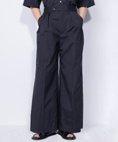 NAVE 【ReNave・セットアップ可/洗える/接触冷感/UVケア】コットンポリブロード パンツ