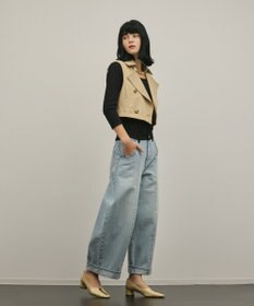 GRACE CONTINENTAL ペプラムトレンチベスト