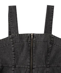 WEGO デニムWジップジャンスカ