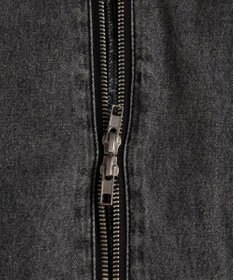 WEGO デニムWジップジャンスカ