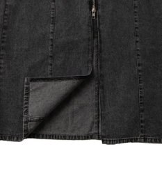 WEGO デニムWジップジャンスカ