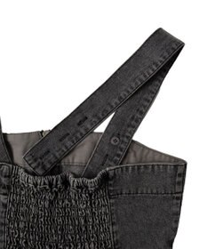 WEGO デニムWジップジャンスカ