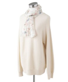 MOONBAT FURLA(フルラ) シルクシフォンロングスカーフ／35×150cm