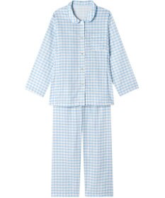 Wing パジャマ 綿100%(本体) 3Lまで対応 大きいサイズ 長袖 長ズボン レディース EP1003 ウイング／ワコール