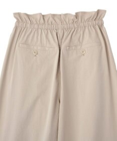 Green Parks ウエストフリルワイドコクーンパンツ