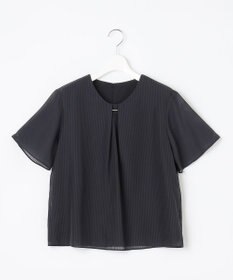 J.PRESS LADIES S 【イージーケア】シアーストライプ カットソー