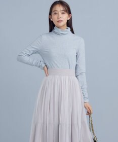 組曲 ラメシアーリブタートル カットソー