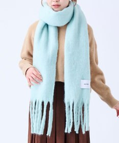 MOONBAT 【美人百花2月号/CanCam/andGIRL掲載】洗える ボリュームマフラー ソフトプレーン 幅40cm