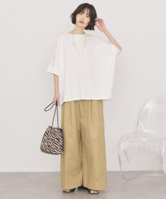 AMERICAN HOLIC 異素材コクーンプルオーバー