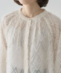 Green Parks Ｏ．フサフサ２ｗａｙボウタイブラウス