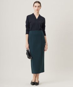 ICB 【洗える・WEB限定カラーあり】コンパクトダブルフェイス スカート