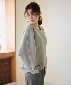 #Newans 【洗濯機可能/セットアップ】コクーンシルエットエアリープルオーバー