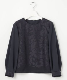 自由区 S 【カタログ掲載・セットアップ対応・洗える】フラワーオパールプルオーバー ブラウス