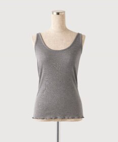 TOQUE 〈大草直子さんアドバイザー〉【天然素材】アルパカシルクリブ タンクトップ