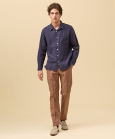 J.PRESS MEN 【LIBECO】リネンオープンカラー シャツ