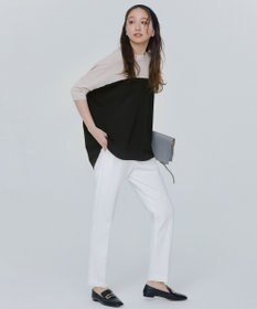 UNFILO 【WEB限定】BEAUTY MOVE センタープレス テーパードパンツ