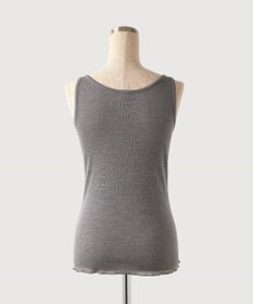 TOQUE 〈大草直子さんアドバイザー〉【天然素材】アルパカシルクリブ タンクトップ