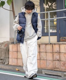 WEGO 【ユニセックス着用ITEM/SMLサイズ展開】ワイドカーゴパンツ