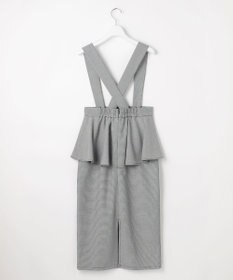 Feroux 【2WAY】サス付きペプラムデザイン スカート