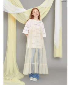 AMERICAN HOLIC 発砲プリントボーダーＴシャツ／Ｄｉｓｎｅｙ