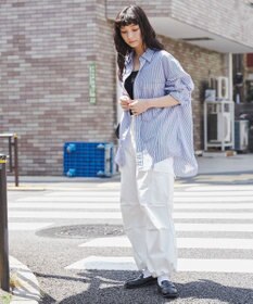 WEGO 【ユニセックス着用ITEM/SMLサイズ展開】ワイドカーゴパンツ