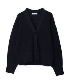 Green Parks スポンディシュ畦編みショート丈カーディガン
