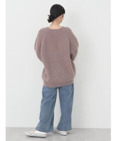 earth music&ecology フワフワＭＩＸヤーンカーディガン