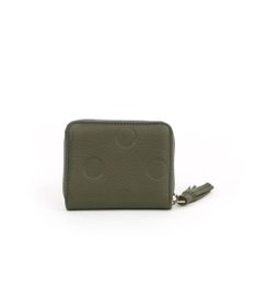 UNBILLION ペルケ perche / ドット型押し・ジャバラカードウォレット