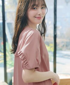 Tiaclasse L 【おのののかさん着用】「サマケア」バックヨークフリルチュニック