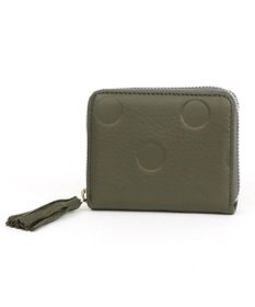 UNBILLION ペルケ perche / ドット型押し・ジャバラカードウォレット