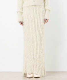 NAVE 【ReNAVE・洗える】メルティーシャギーニット スカート