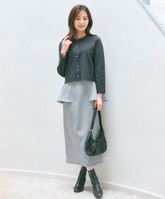 Feroux 【2WAY】サス付きペプラムデザイン スカート