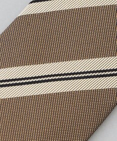 GOTAIRIKU  GOTAIRIKU別注【日本製】シルク ネクタイ_レジメンタル柄