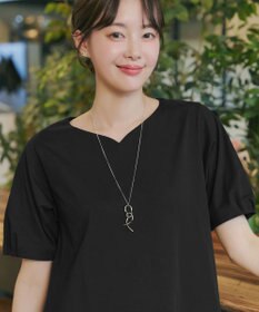 Tiaclasse L 【おのののかさん着用】「サマケア」バックヨークフリルチュニック