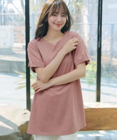 Tiaclasse L 【おのののかさん着用】「サマケア」バックヨークフリルチュニック