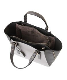 YECCA VECCA 【A4対応】2way配色ZIPデザインバッグ