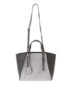 YECCA VECCA 【A4対応】2way配色ZIPデザインバッグ