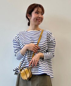 UNFILO 【マシンウォシャブル】ボーダーワイドT