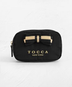 TOCCA 【WEB限定】BICOLOR RIBBON POUCH ポーチ