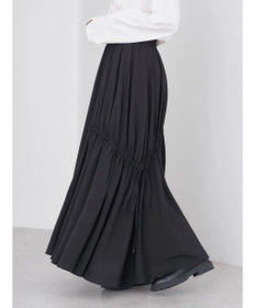 earth music&ecology ドロストギャザーフレアスカート