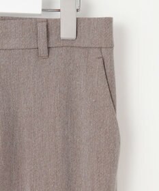 自由区 【WEB限定カラーあり・撥水加工・洗える】TRギャバストレート パンツ