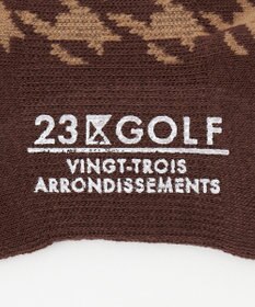 23区GOLF 【WOMEN】チェック柄 レギュラーソックス