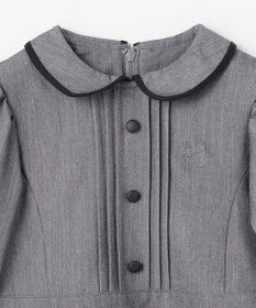 組曲 KIDS 【110-140㎝】 クラシカルグレーワンピース