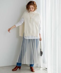 23区 クリップ パール ラリエット ネックレス