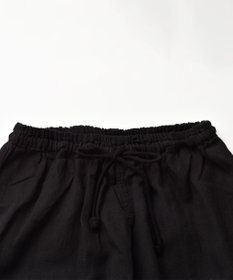 京和晒綿紗 【紗栄子さん愛用パジャマ/UNISEX】京和晒綿紗×御黒染司 京都紋付 ガーゼパジャマ 2重合わせ 【黒】