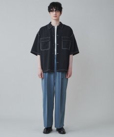 WEGO トロミ　ベルト付きワイドスラックス